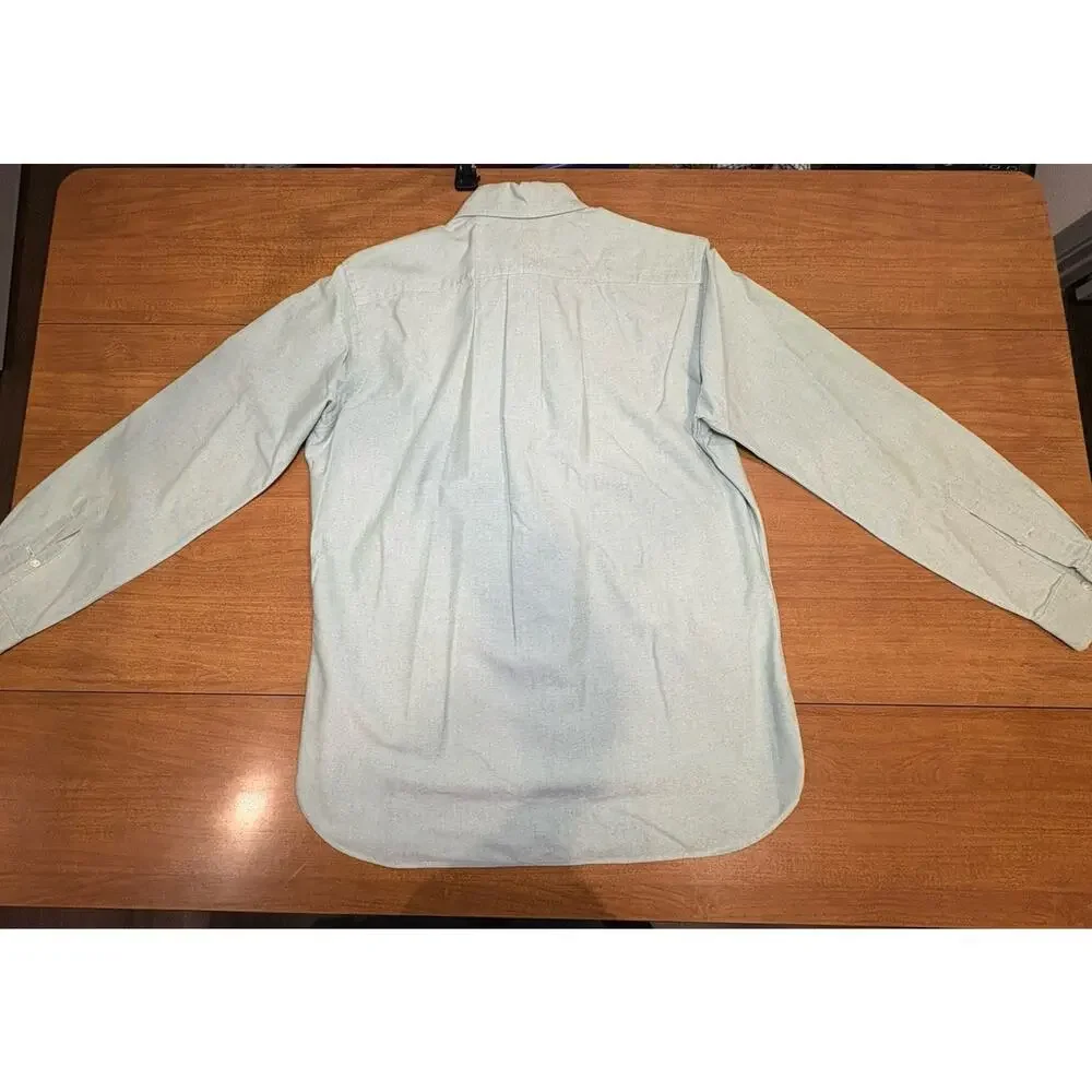 Ralph Lauren Dress Shirt , Mint and white strips Men's Meduim
